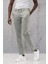 Beli Lastikli ve Iplikli Slimfit Pamuklu Jogger Pantolon 1