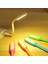 Beyaz Katlanabilir USB LED Taşınabilir Okuma Işık Masa Lambası Bilgisayar Dizüstü Gece Aydınlatma 1