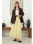 Kraşlı Vual Etek Soft Sarı 1