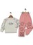 Kız 4/11 Yaş Jeans Wear Baskılı 2li Takım 1