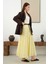 Kraşlı Vual Etek Soft Sarı 3