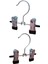 Ayarlanabilir Mandallı, Krom Metal Eşarp Askısı, Şapka Askısı, 10 Adet, 12 cm 5