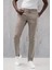 Beli Lastikli ve Iplikli Slimfit Pamuklu Jogger Pantolon 1