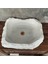 Beyaz Mermer Şekilsiz Lüx Lavabo 1
