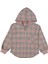 Kız 6/14 Yaş Ekose Desen Kapşonlu Fermuarlı Hırka 1