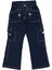 Kız 6/10 Yaş Kargo Cep Çıtçıtlı Kot Pantolon 1