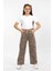 Kız 5/8 Yaş Leopar Bel Bağcıklı Pantalon 1