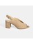 Kyros Vizon Kadın Toka Detaylı Slingback Topuklu Günlük Ayakkabı 1