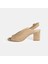 Kyros Vizon Kadın Toka Detaylı Slingback Topuklu Günlük Ayakkabı 3