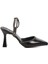 417603 Z Siyah Taşlı Kadın Topuklu Ayakkabı Stiletto 3