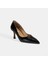 Eliya Siyah Kadın Kroko Baskılı Deri Stiletto 4