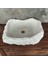 Beyaz Mermer Şekilsiz Lüx Lavabo 1
