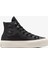 Chuck Taylor All Star Lift Unisex Siyah Deri Platform Sneaker 1