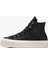 Chuck Taylor All Star Lift Unisex Siyah Deri Platform Sneaker 5