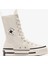 Chuck 70 Plus Unisex Krem Platform Sneaker 1