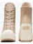 Chuck 70 De Luxe Heel Unisex Krem Deri Platform Sneaker 3