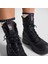 Chuck Taylor All Star Lugged 2.0 cc Unisex Siyah Deri Platform Sneaker 4