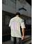 1989 Baskılı Acid Wash Gri Oversize Tişört 1