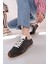 Lizbon Model Hakiki Deri Gri Süet Bağcıklı Günlük Kadın Sneakers 2