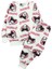 Kız Çocuk Pamuklu Mevsimlik Beyaz Kuromi Desen Uzun Kollu Pijama Takımı 2