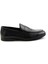 Siyah Leather Erkek Klasik Ayakkabı E01054141241 1