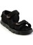Siyah Leather Erkek Sandalet E05078102501 2