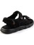 Siyah Leather Erkek Sandalet E05078102501 3