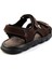 Kahve Leather Erkek Sandalet E05078102501 3