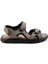 Kahve Leather Erkek Sandalet E05078102501 1