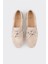 Bej Deri Kadın Günlük Ayakkabı 4