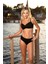Toparlayıcı Balenli Bikini Takımı - Siyah 3