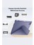 Apple iPad Air 13 Inç 2025 M3 Çip Uyumlu Kalem Bölmeli Standlı Akıllı Fuchsia Trifolding Tablet Kılıfı 5