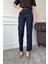 Kesik Paça Boyfit Jean- Lacivert 5