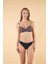 Kaplan Desenli Emprime Bikini Takımı - Kahverengi 5