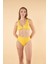 Kemerli Kruvaze Bikini Takımı - Limon 4