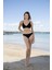 Geniş Bantlı Toparlayıcı Üçgen Bikini Takımı - Siyah 1