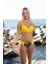 Desenli Emprime Bikini Takımı - Sarı 5