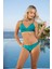 Geniş Bantlı Toparlayıcı Üçgen Bikini Takımı - Turkuaz 5