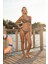 Desenli Büzgülü Balenli Bikini Takımı - Renkli 3