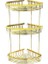 Oval 3 Lü Köşelik Gold 22*22 1