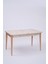 Göksu Traverten Boyalı Mdf Mutfak Masa Takımı 80 x 130 3
