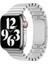 Gentleman Serisi Gümüş Apple Watch Metal Kordon 1
