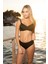 Balenli Luplu Battal Beden Bikini Takımı - Siyah 1