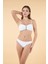 Tokalı Straplez Bikini Takımı - Beyaz 3