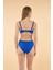 Balenli Luplu Battal Beden Bikini Takımı - Mavi 2