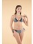 Concept Parçalı Üçgen Bikini - Gri 4