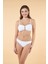 Tokalı Straplez Bikini Takımı - Beyaz 4