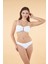 Tokalı Straplez Bikini Takımı - Beyaz 5