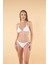 Kroşetalı Üçgen Bikini Takımı - Beyaz 2
