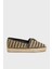 Jolandon Logolu Hasır Espadril FLJDNNFAB14 Bayan Espadril Fljdnn FAB14 Black 1